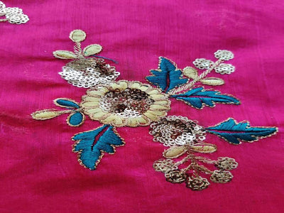 bright-pink-chanderi-with-sequins-thread-embroidery