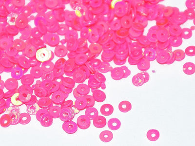 bright-pink-circular-plastic-sequins
