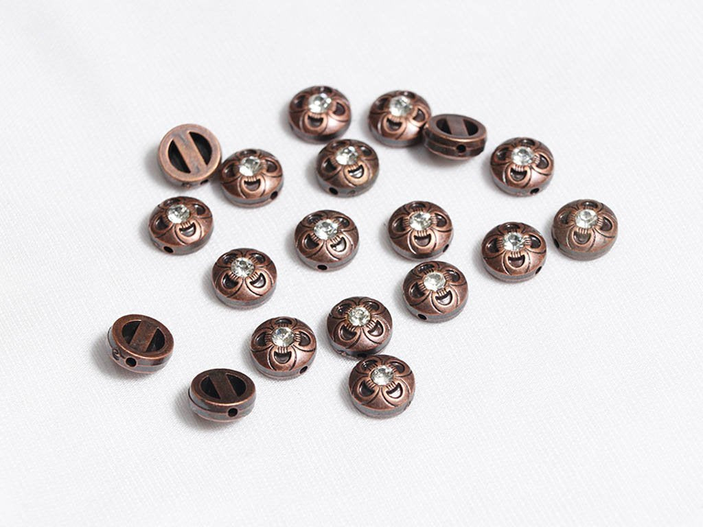 bronze-circular-designer-plastic-beads-12-mm