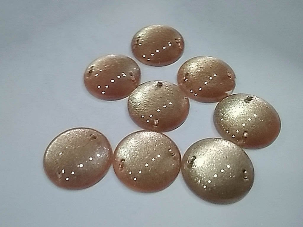 brown-circular-2-hole-glass-stones