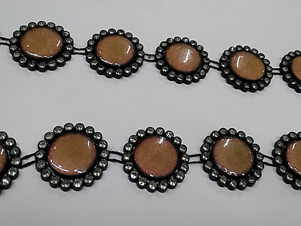brown-circular-stone-studded-plastic-lace-with-enamel-fill-26-mm
