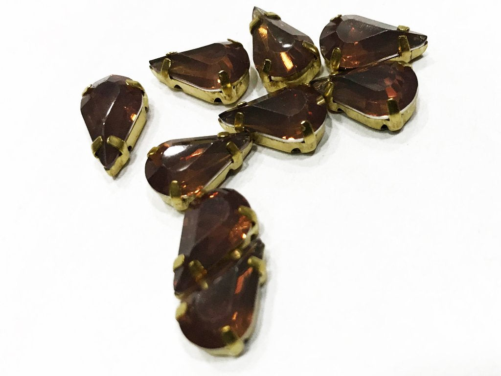 brown-drop-resin-stones-with-catcher-13x8-mm