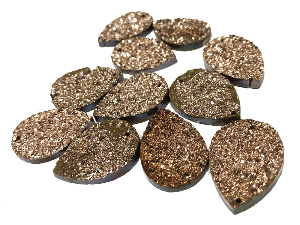 brown-drop-shiny-sugary-plastic-stones-25x18-mm