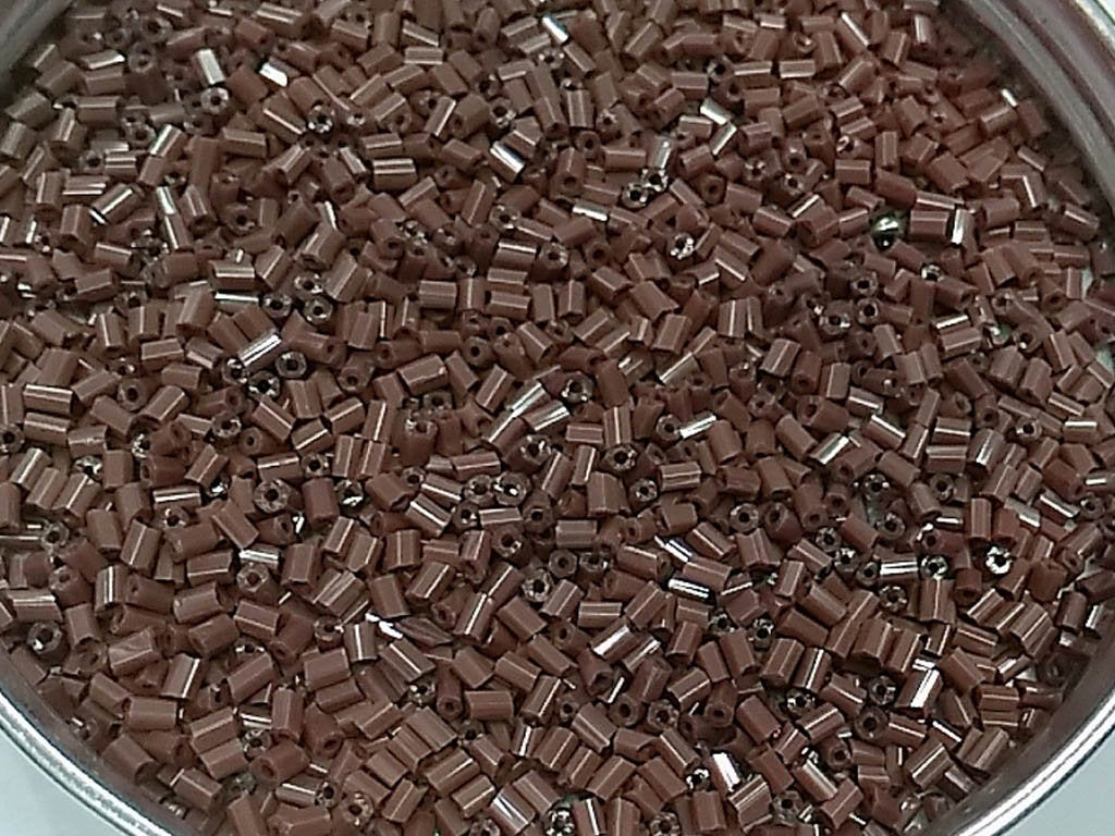 brown-opaque-2-cut-glass-seed-beads