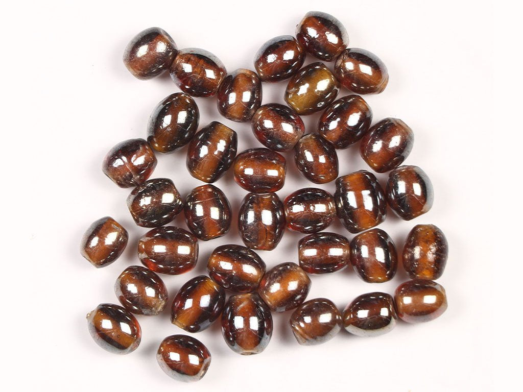 brown-oval-designer-glass-beads