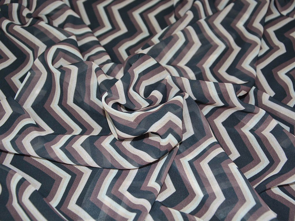 brown-white-geometric-design-georgette-fabric