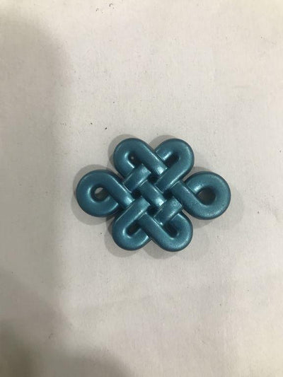 butterfly-shaped-metallic-blue-plastic-beads