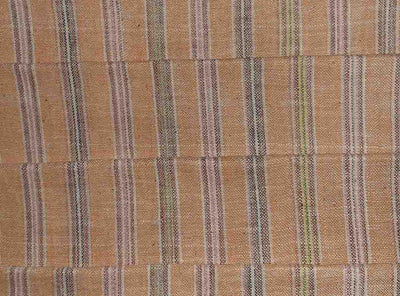 carrot-maroon-white-colour-stripes-handloom-cotton-fabric