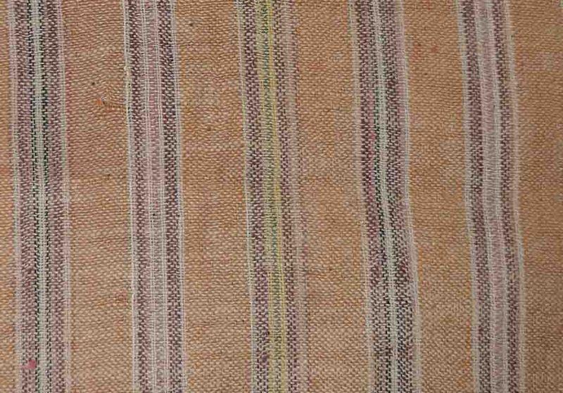 carrot-maroon-white-colour-stripes-handloom-cotton-fabric