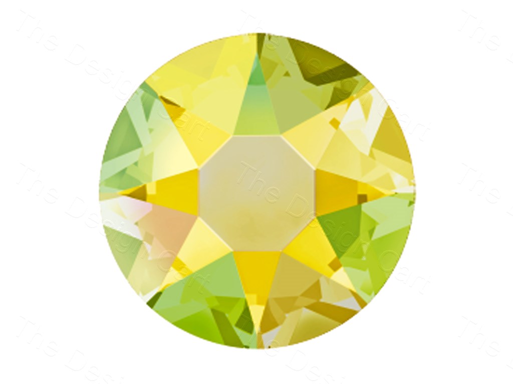 Citrine Shimmer Preciosa Hotfix Rhinestones (1621658370082)