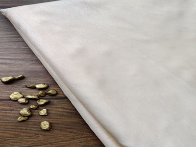 Cream Plain Rose Silk Fabric (4570350452805)