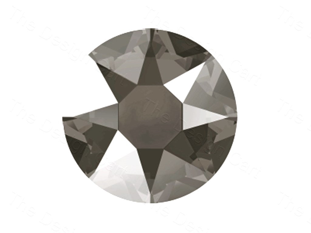 Crystal Dark Gray Swarovski Hotfix Rhinestones (1621658992674)