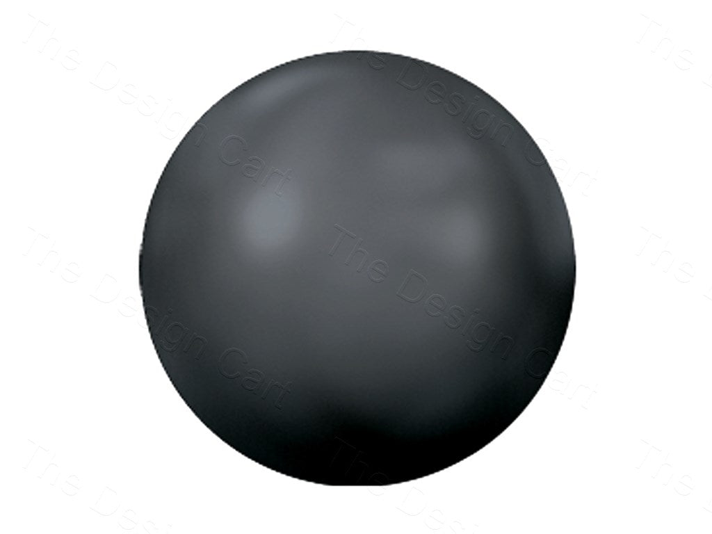 Crystal Dark Gray Pearl Cabochon Preciosa Hotfix Rhinestones (1621659058210)