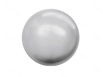 Crystal Light Grey Pearl Swarovski Hotfix Rhinestones (1628262367266)