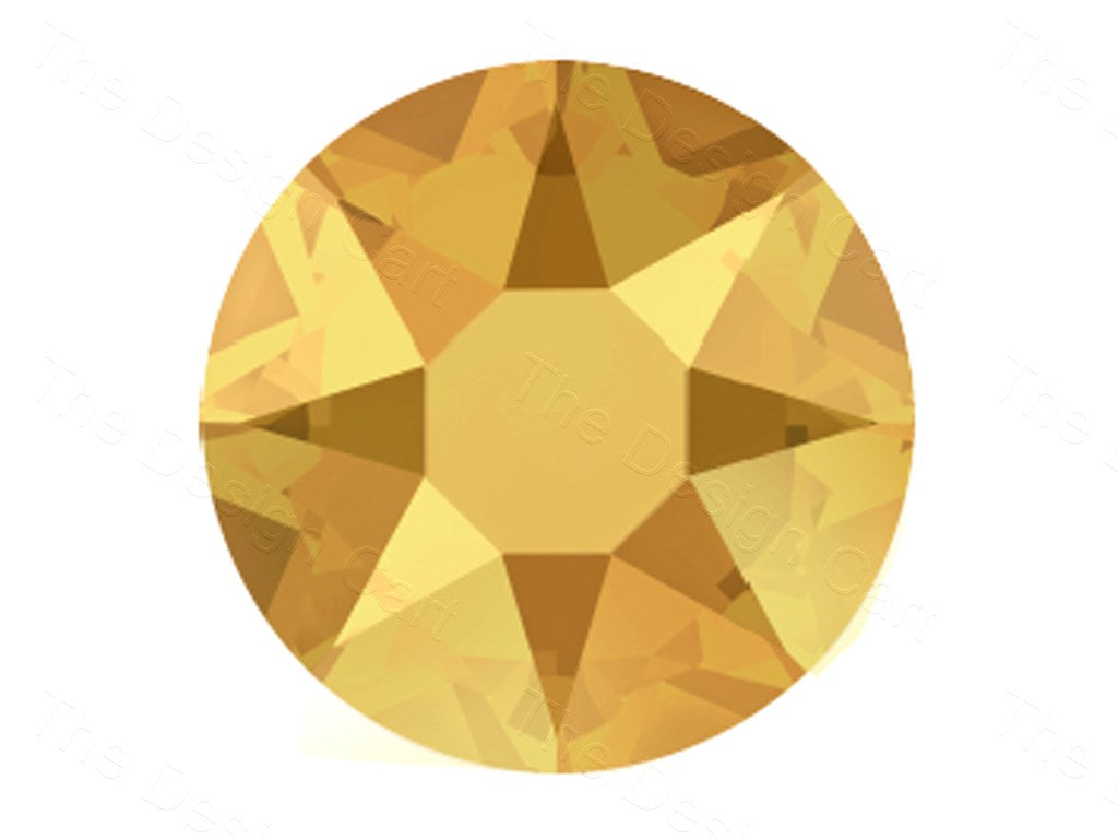 Crystal Metallic Sunshine Preciosa Hotfix Rhinestones (1628262793250)
