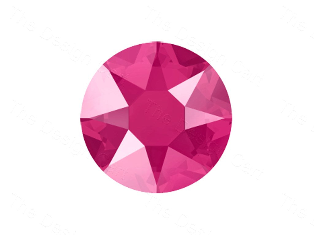 Crystal Peony Pink Swarovski Hotfix Rhinestones (1628263120930)