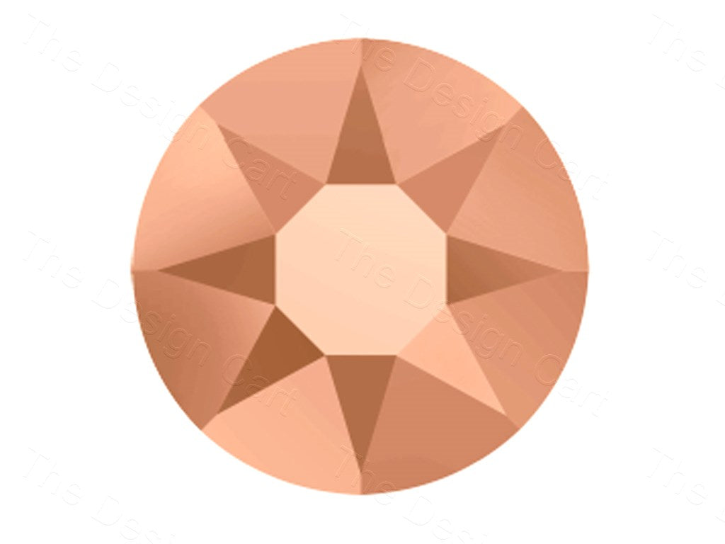 Crystal Rose Gold Swarovski Hotfix Rhinestones (1628263874594)