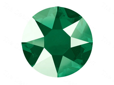 Crystal Royal Green Swarovski Hotfix Rhinestones (1628264169506)