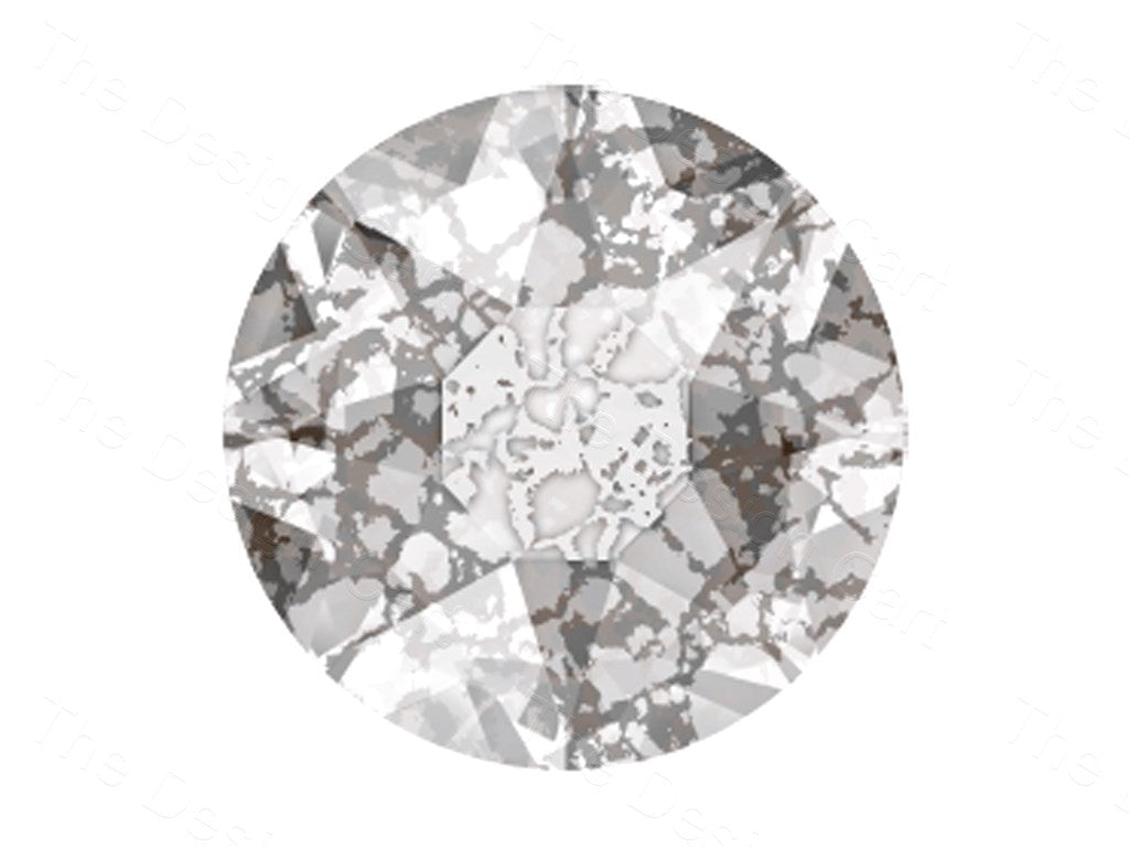 Crystal Silver Patina Preciosa Hotfix Rhinestones (1628264661026)