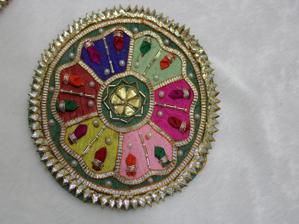dark-green-with-multicolor-gota-patch
