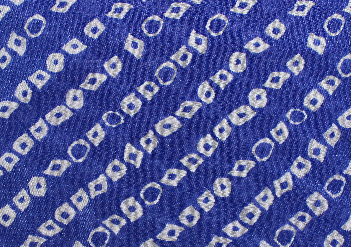 Blue Stripes Viscose Chinon Digital Printed Fabric