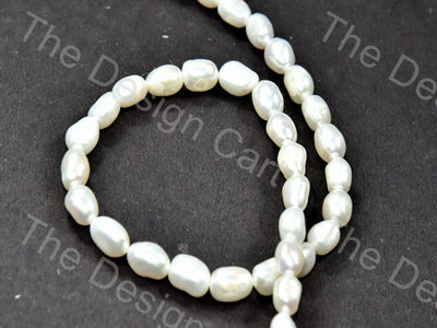 Cream Oval Shaped Mother Of Pearl Stones - The Design Cart (578552791074)