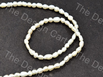 Cream Pebble Shaped Mother Of Pearl Stones - The Design Cart (578552856610)