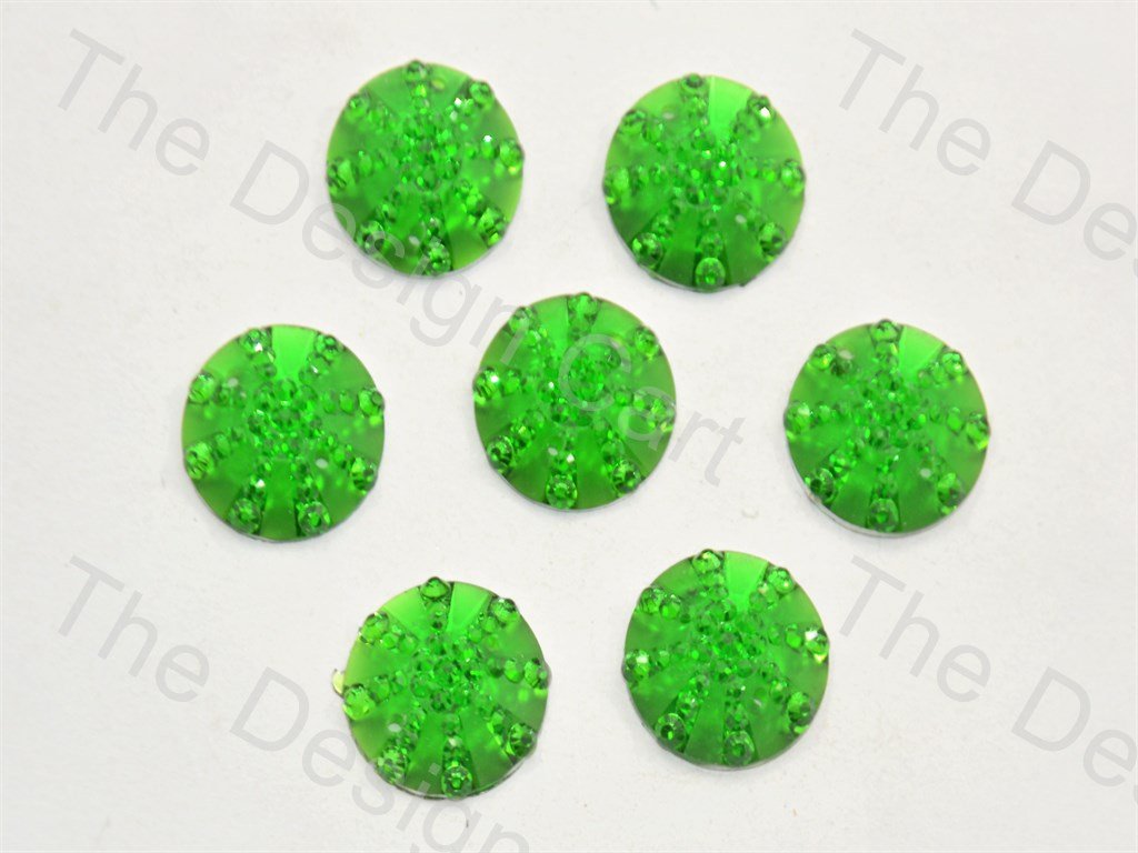 Green Round Sugar Resin Stone (439157391394)