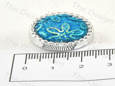 magenta-rainbow-crystal-button