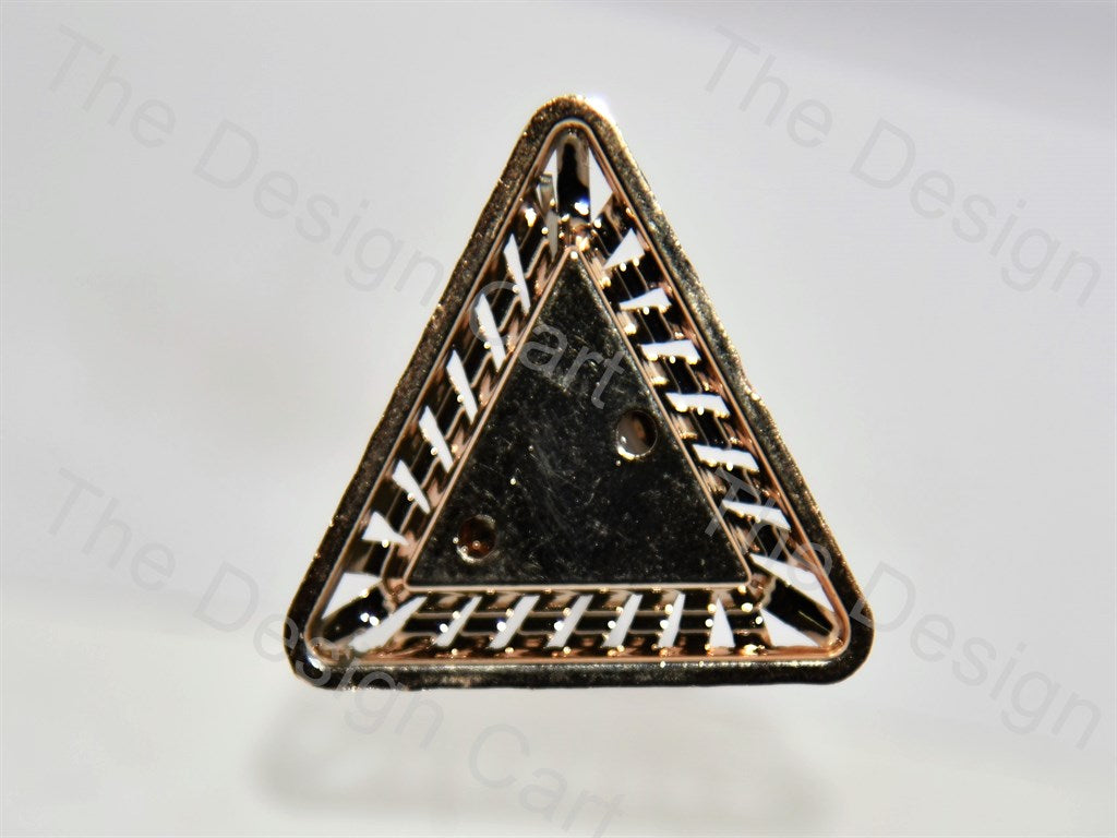 Triangular Border Plastic Stones With Enamel - The Design Cart (398329413666)