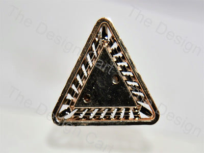 Triangular Border Plastic Stones With Enamel - The Design Cart (398329413666)