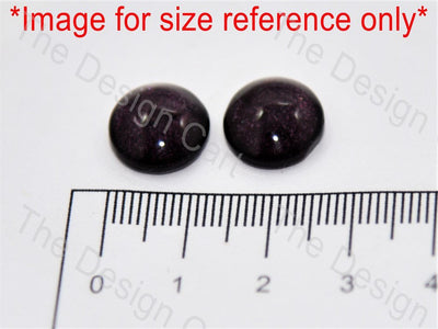 Purple Black Circular Glass Stones - The Design Cart (401483890722)