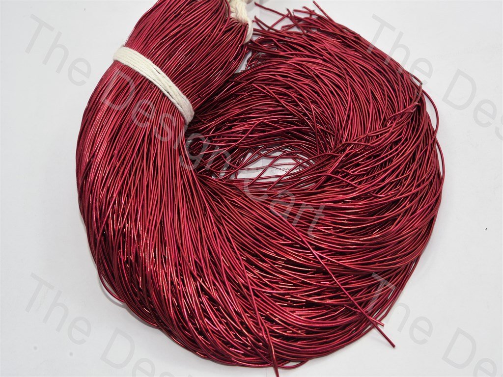 crimson-red-dabka-french-wire