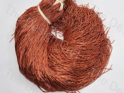 burnt-sienna-brown-dabka-french-wire