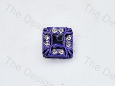 purple-stone-crystal-square-button