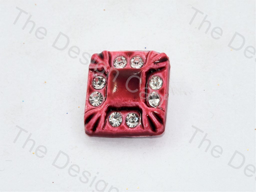 maroon-stone-crystal-square-button