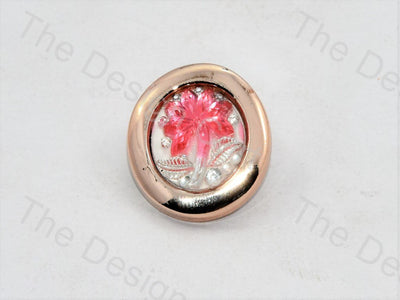 pink-palm-tree-round-crystal-buttons