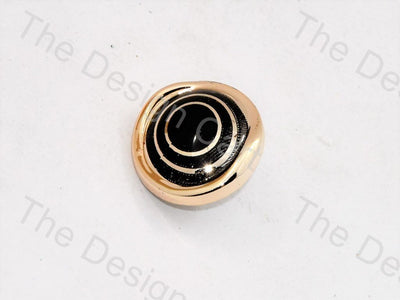 black-golden-circles-uv-acrylic-buttons