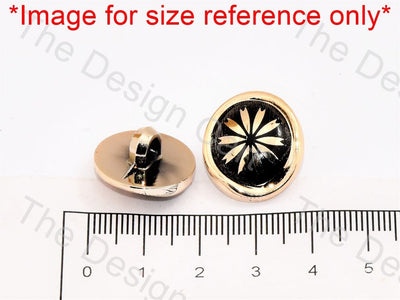black-golden-triangle-uv-acrylic-buttons
