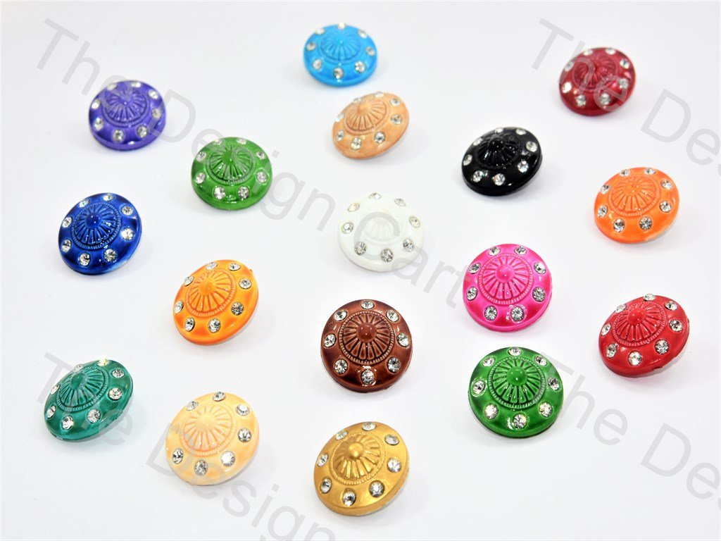 chariot-wheel-stone-acrylic-buttons