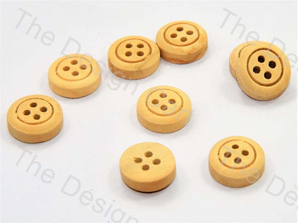 circle-design-yellow-wooden-buttons