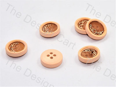 inward-brown-design-peach-wooden-buttons
