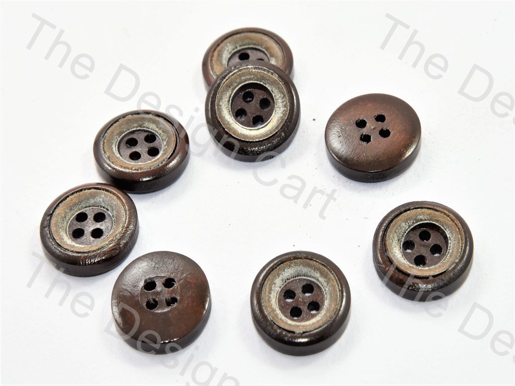 concentric-circle-design-brown-wooden-buttons