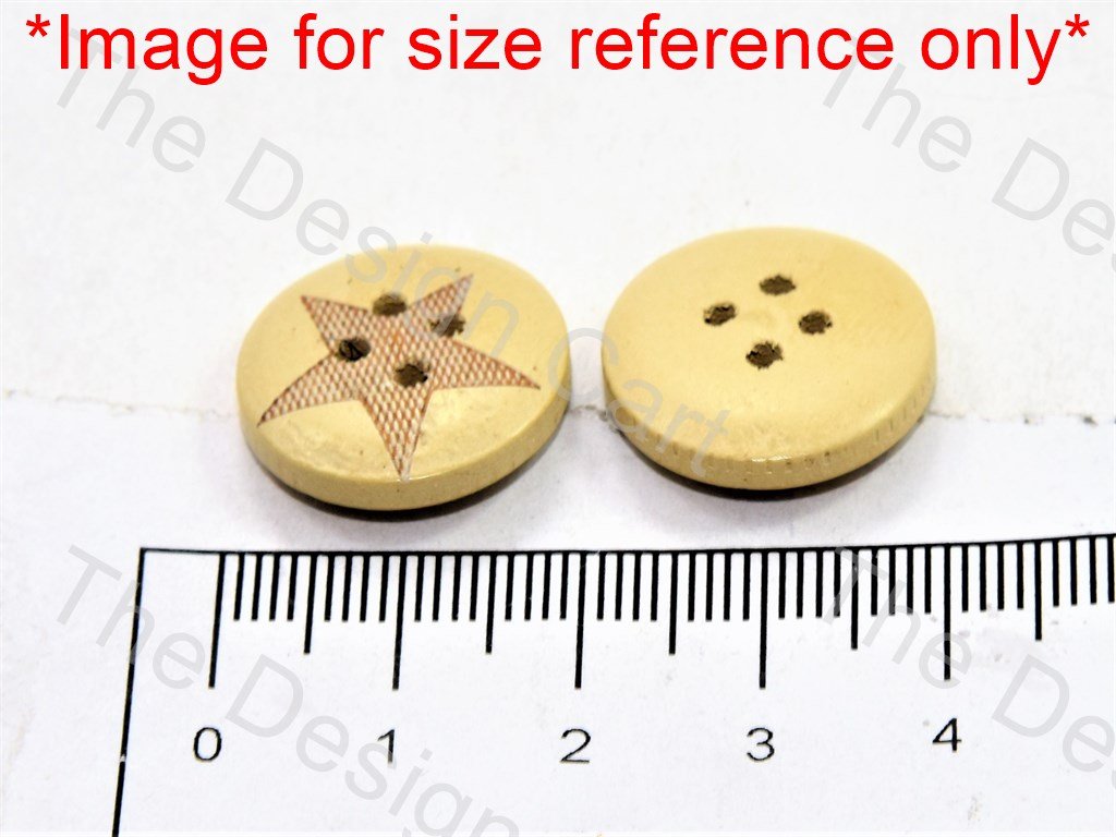 mesh-star-design-peach-wooden-buttons