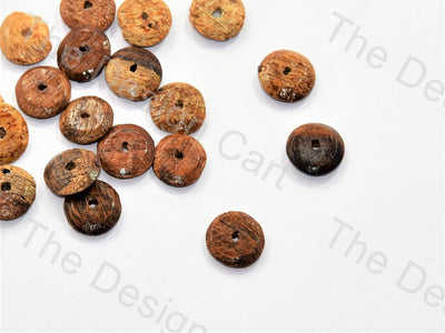 Flat Circular Wooden Beads - The Design Cart (523906809890)