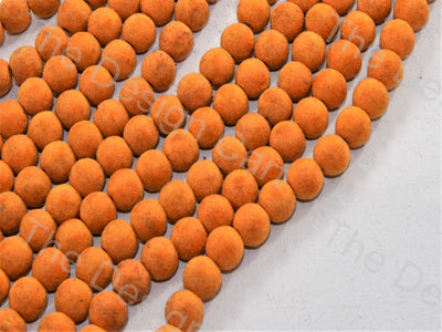 Light Orange Spherical Velvet Beads (547052191778)
