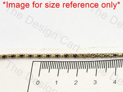 Small Square Golden Hooks Metal Chain - The Design Cart (556877185058)