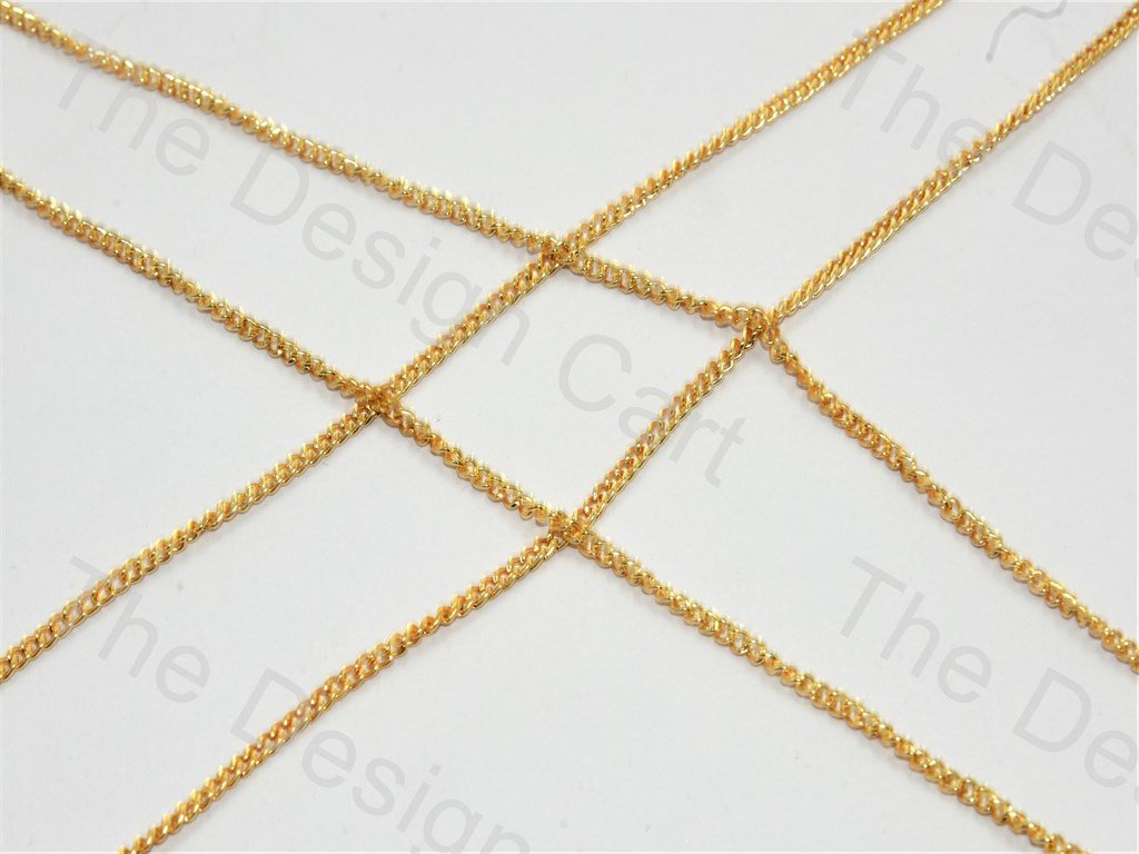 Plain Golden Metal Chain (559758442530)