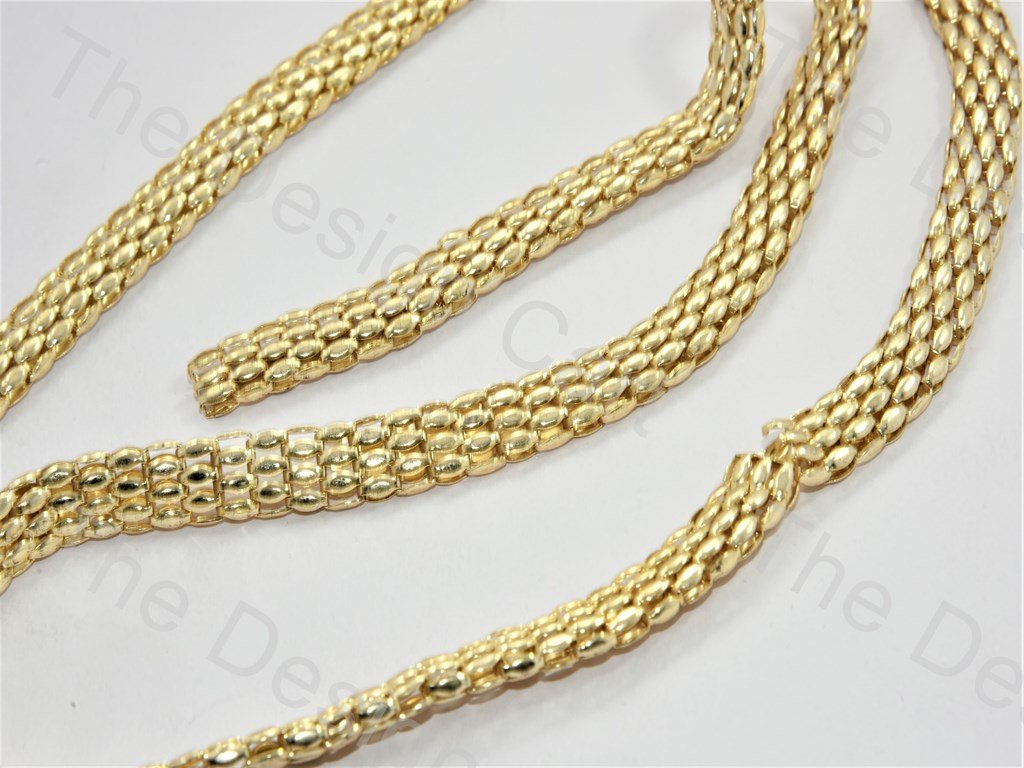 Dotted Belt Design Golden Metal Chain - The Design Cart (559758573602)