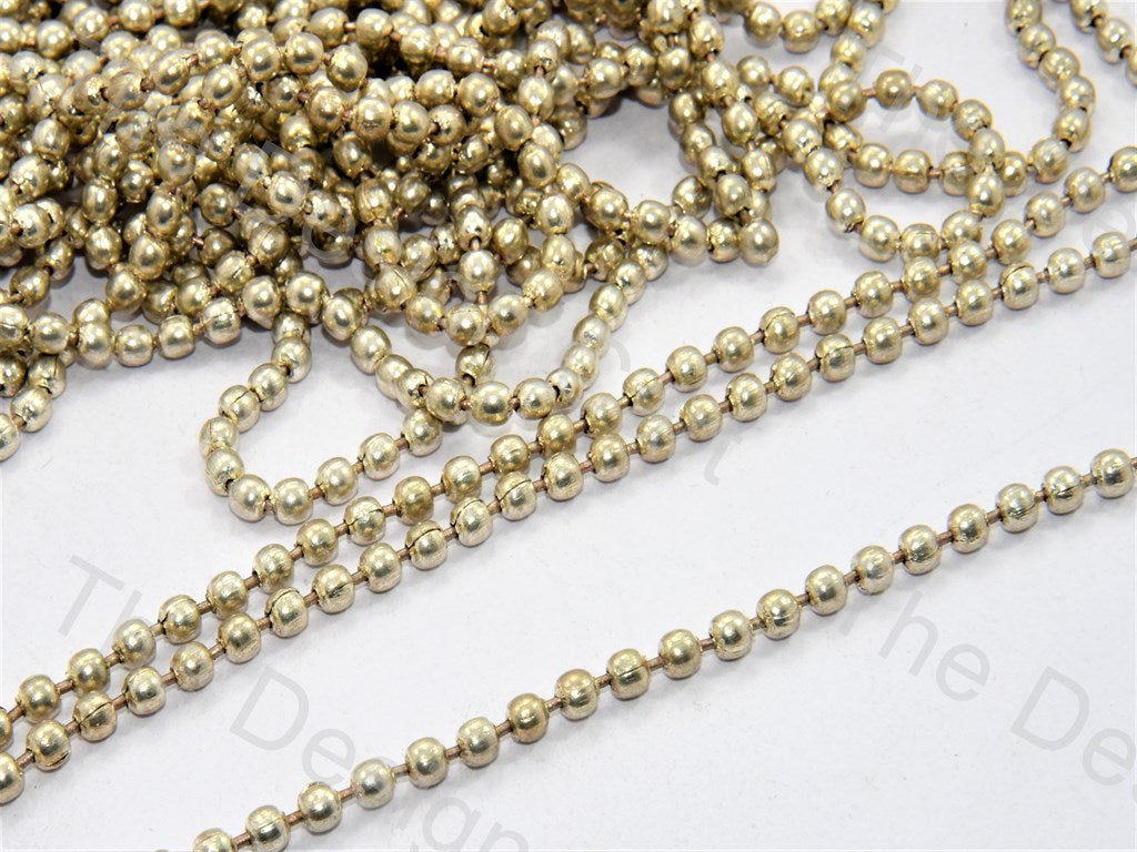 Spherical Silver Metal Chain Beads - The Design Cart (565491040290)